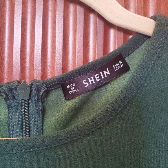 Shein green high low dress - Picture 2 of 5